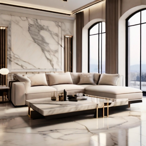 Leonardo_Diffusion_XL_A_luxurious_marble_kitchen_with_a_cozy_s_0_it