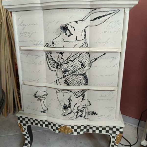 funky style furniture white rabbit