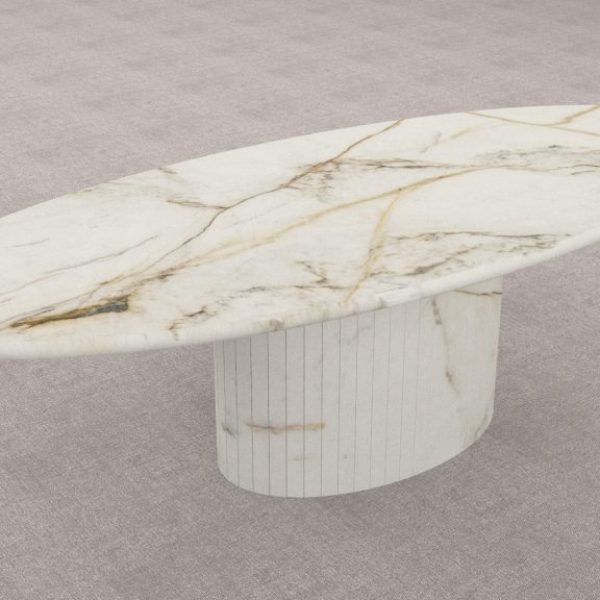 Elegance shaped in Calacatta Murano marble.
