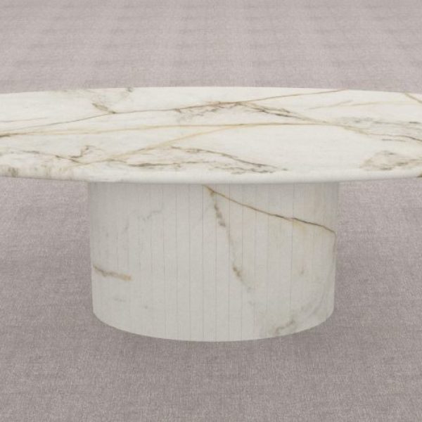 Elegance shaped in Calacatta Murano marble.